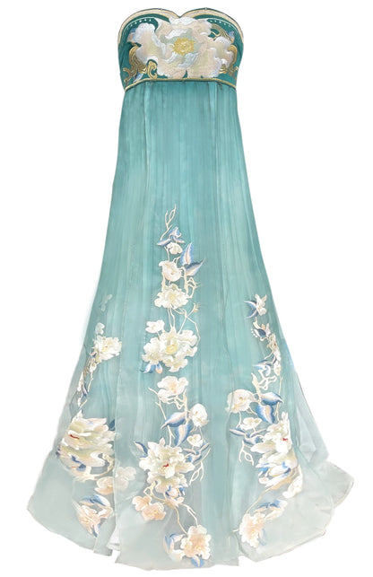 Haute Couture Series Woven Fabric Embroidered Hanfu Qing Huan Novempax Peaceglade