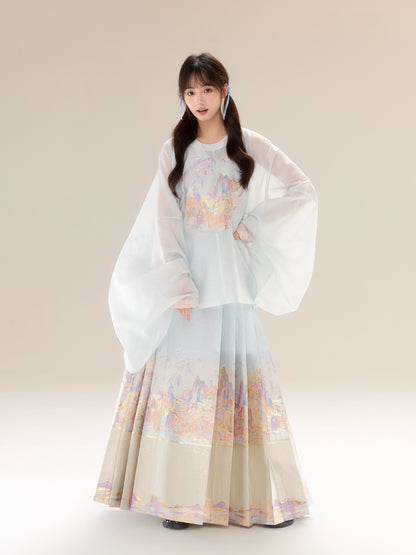 Strings Song Modern Hanfu Mountains Rivers