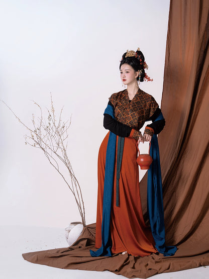 Lookbook Series Painted Pottery Autumn Tang Hanfu