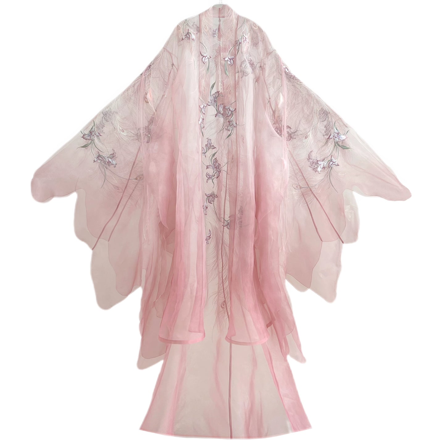Haute Couture Series Woven Fabric Embroidered Hanfu Qing Huan Rubythornix Tang