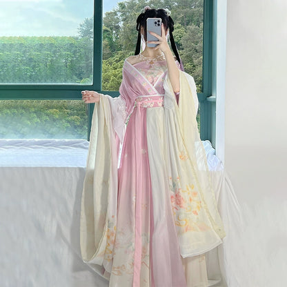 LOOKBOOK SERIES Wei Jin Long-Sleeved Shirt Hanfu