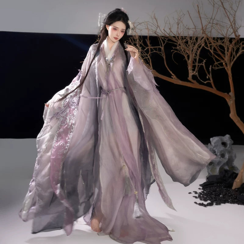Ethereal Dreamscape Series Supreme Hanfu-Mist Sunset Glow