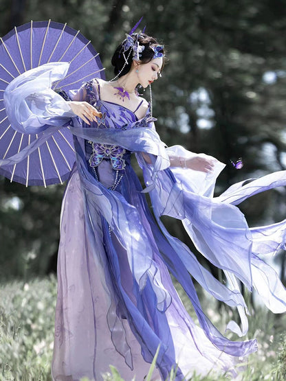 Bestie Series Butterfly Northern and Southern Dynasties Hanfu