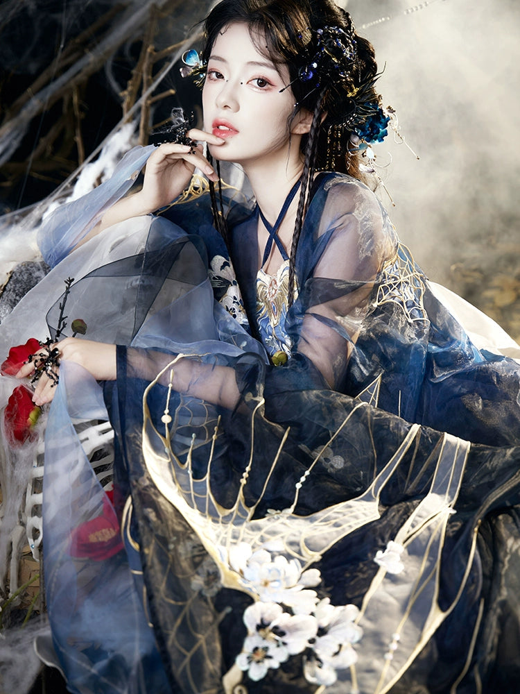 Timeless Fragrance Series Mountain Charm Cobweb Hanfu