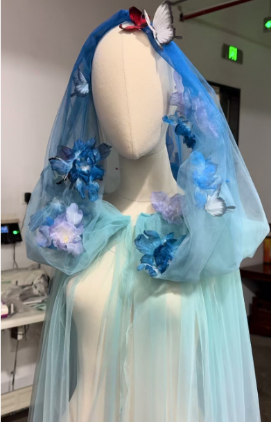 Oriental Aesthetics Series Blue Morpho Hanfu Dress