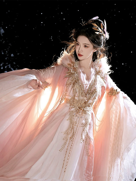 Wuxia Chic Series Gilt Blush Robe