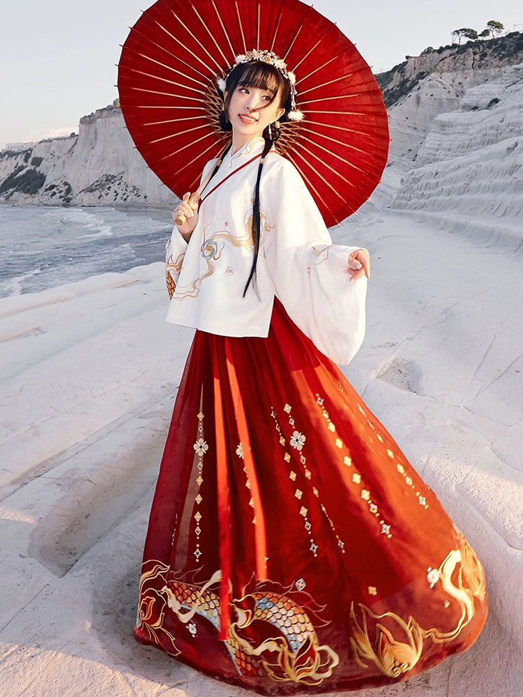 Long Deng Ye Yan : Fluidic-Dye Skirt