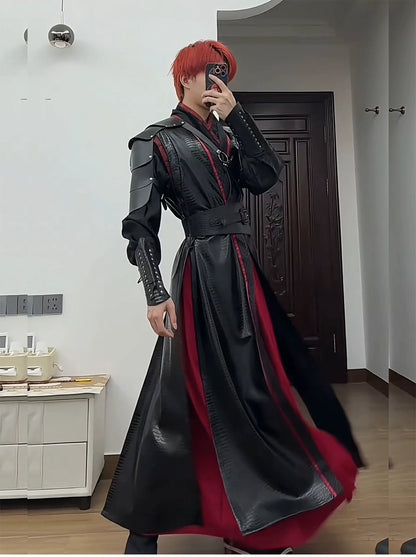 Male & Unisex Series Hanfu Dark Night Red Shadow