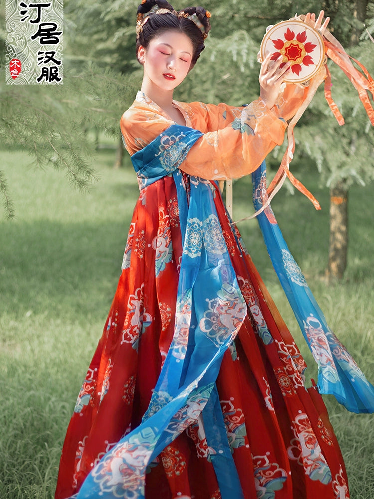 Lookbook Series Summer Autumn Hanfu Nine-colored Deer