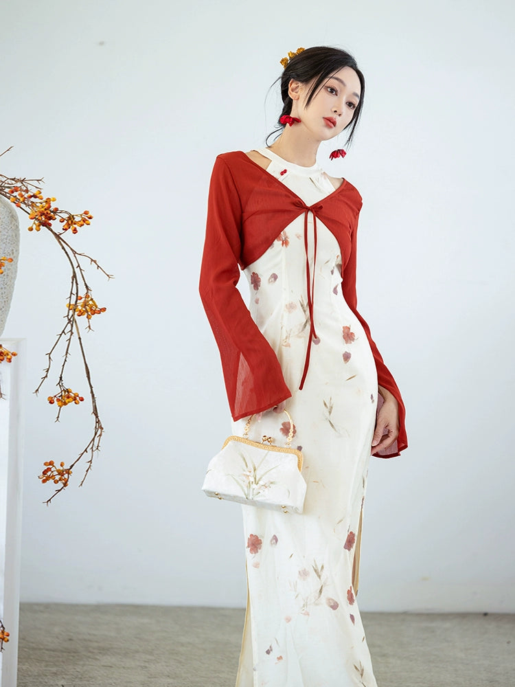 Dreams Original Red Cheongsam Dress