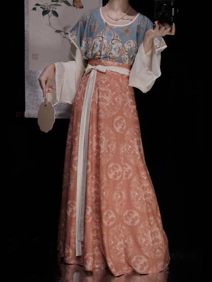 Lookbook Series Princess Changning Tang Dynasty Jacket Eight Broken Skirt