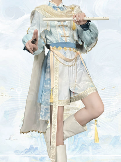Flower Poetry Unisex Hanfu Viridhills