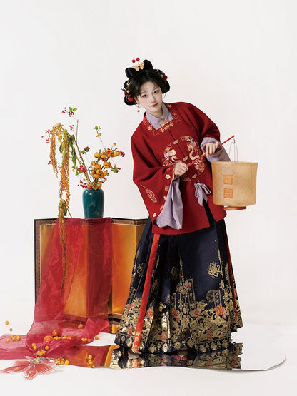 Lookbook Series Palace Ming Dynasty Hanfu The Snake Runs