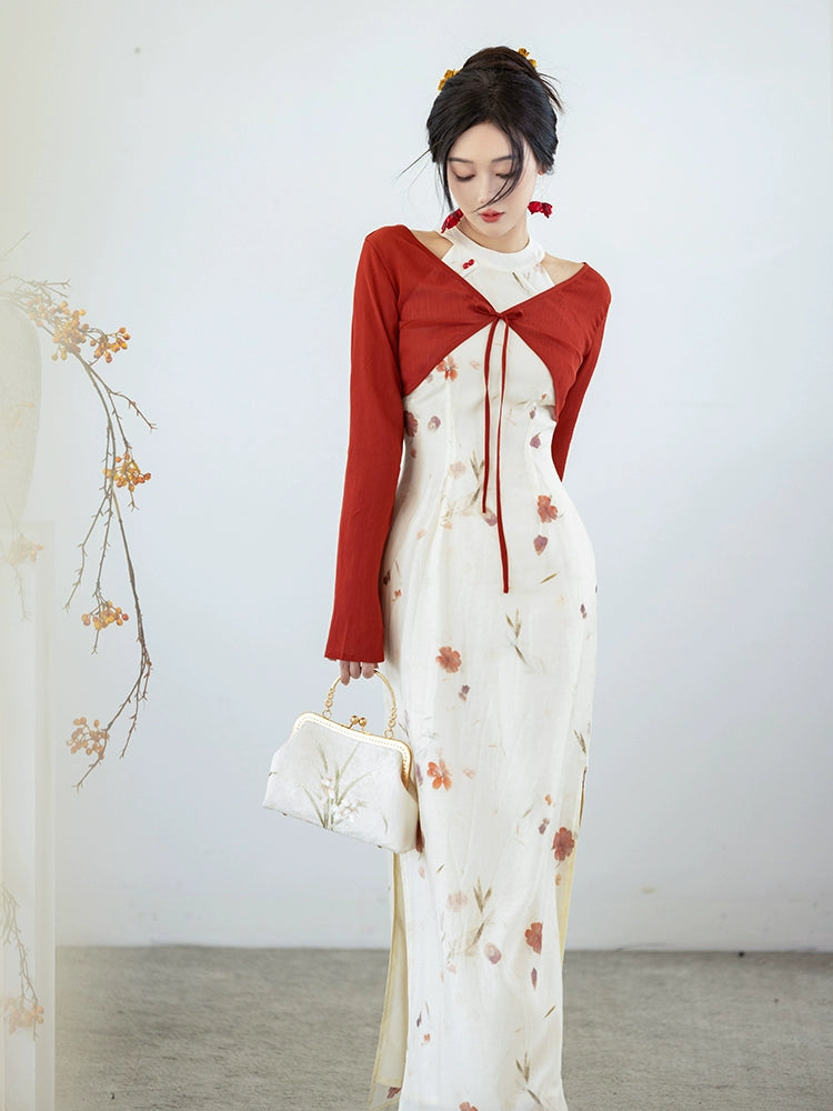 Dreams Original Red Cheongsam Dress