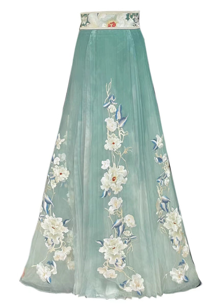 Haute Couture Series Woven Fabric Embroidered Hanfu Qing Huan Novempax Peaceglade