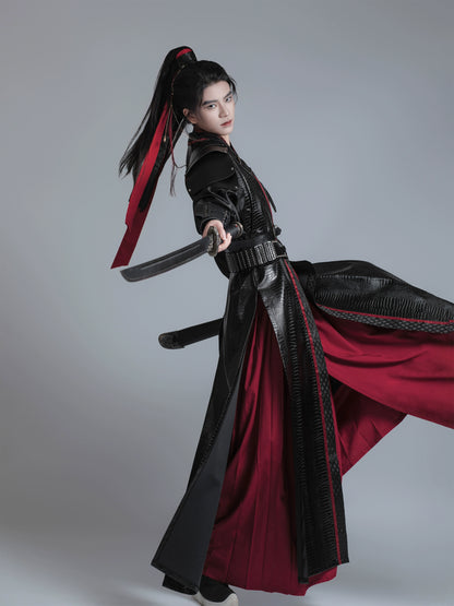 Male & Unisex Series Hanfu Dark Night Red Shadow