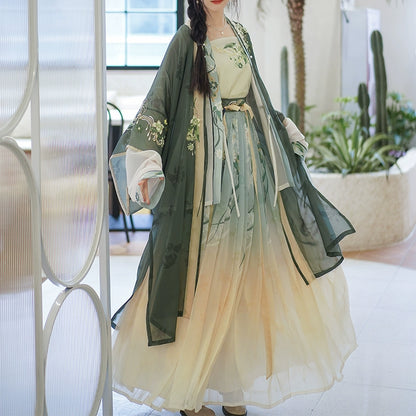 LOOKBOOK SERIES Song Dynasty Green Jasmine Hanfu