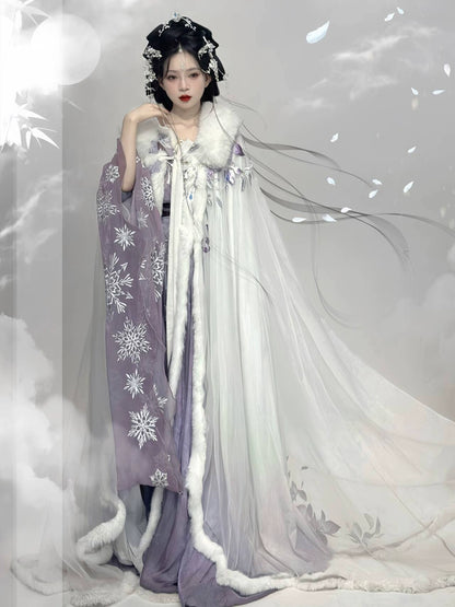 Ethereal Dreamscape Series Supreme Hanfu-Winter Nymph