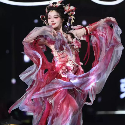 Oriental Aesthetics Series Koi Carp 2.0 Dancing Hanfu Dress