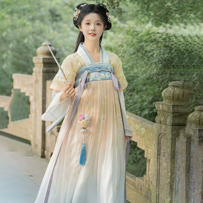 LOOKBOOK SERIES Tang Dynasty Roses Hanfu