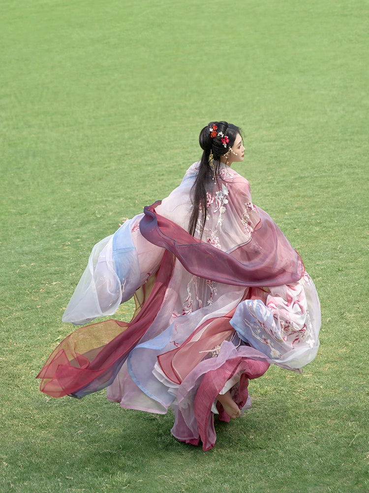 Ethereal Dreamscape Series Supreme Hanfu-Fox's Spring Awakening