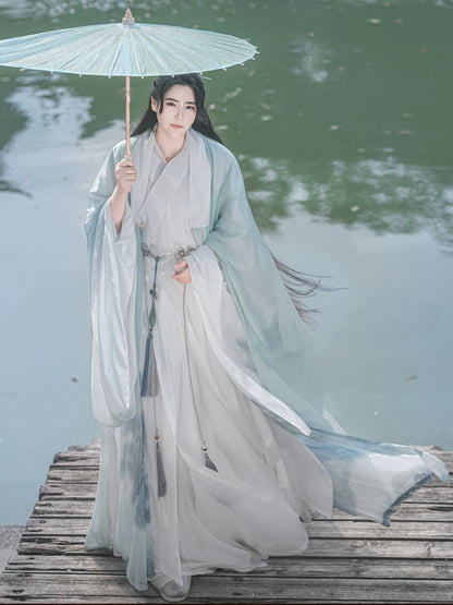 Male Hanfu Wei Dynasty Waiting For Misty Rain