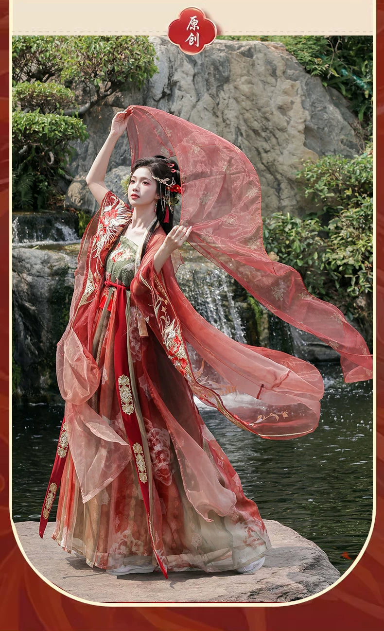 Picks Hype Series Hanfu Red Hairpin