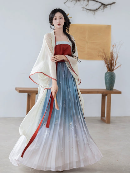 Dreams Asagao Daily Hanfu Women Song Dynasty