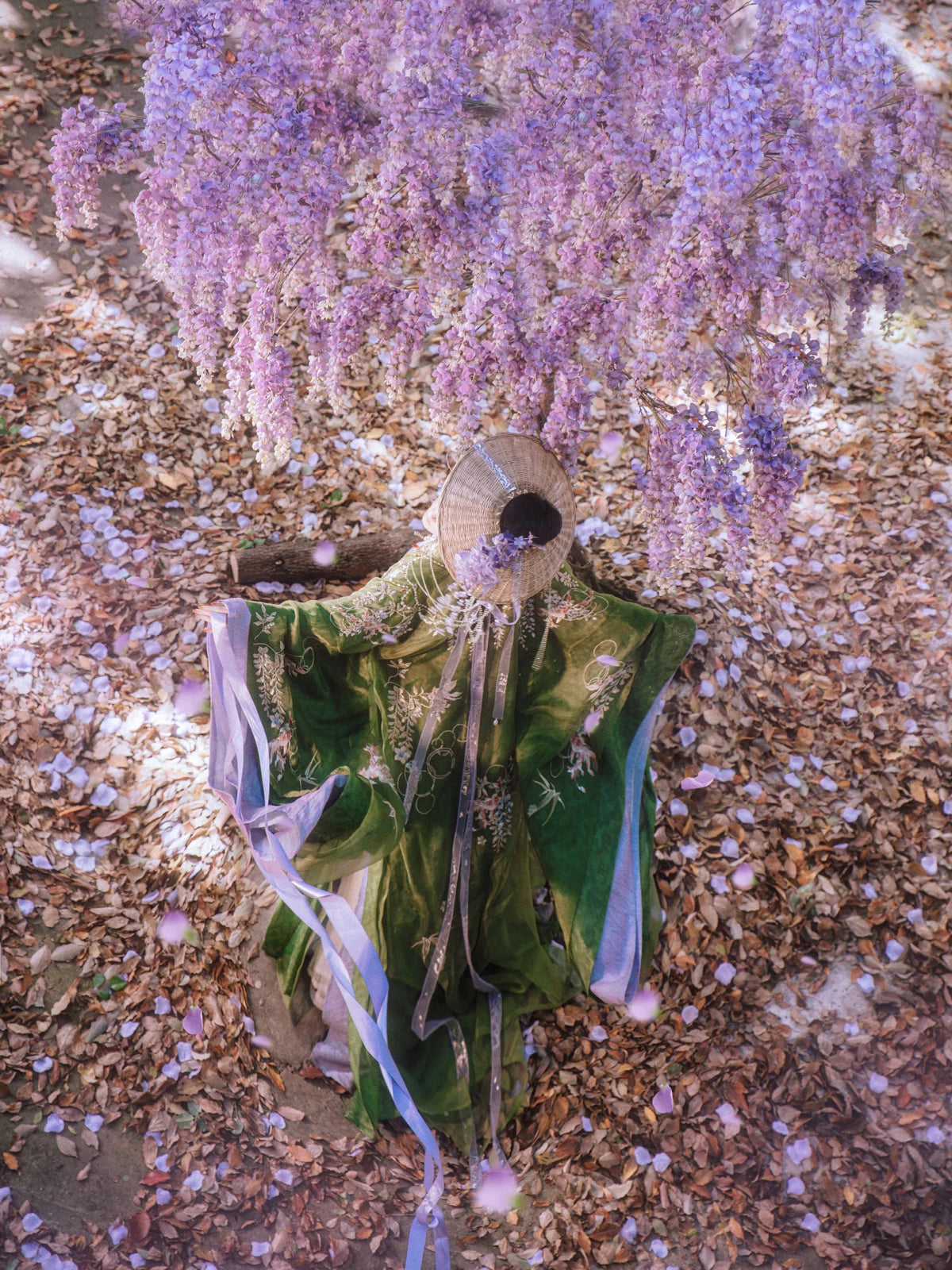 Cloud-Kissing Nature Series Looking Spring Song Hanfu