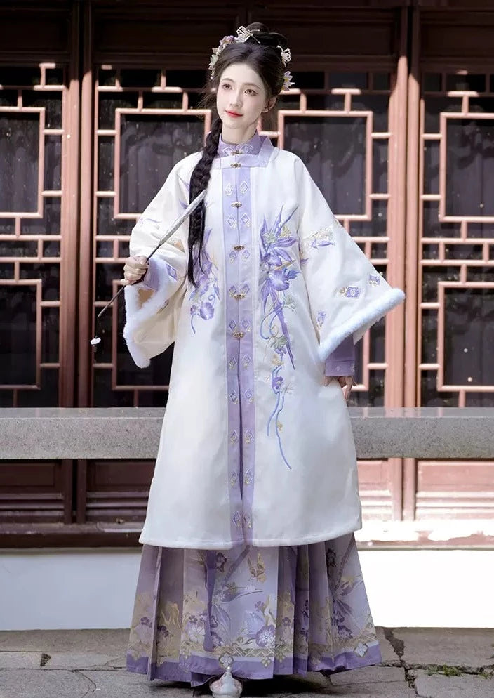 Classic Elegance Traditional Hanfu Qipao Cheongsam Dress Skirt, gifts for women 2024