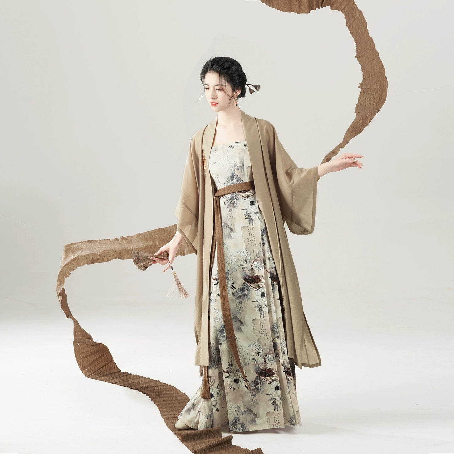 Lookbook Series Weaving Ming Dynasty Suspender Hanfu Dress