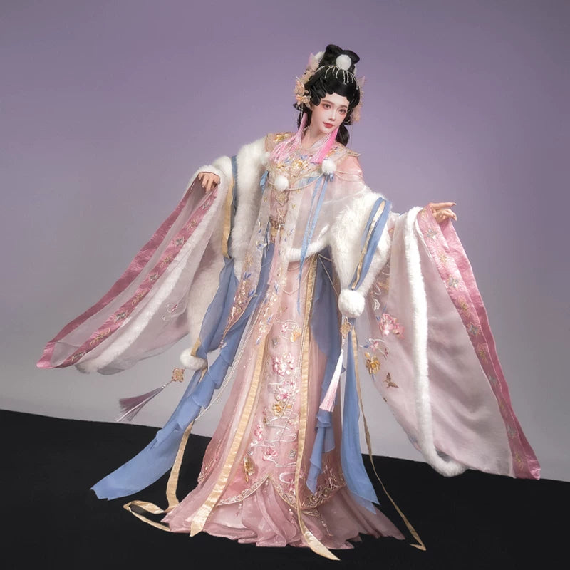 Ethereal Dreamscape Series Supreme Hanfu-Peach Branch Cloud Ballad
