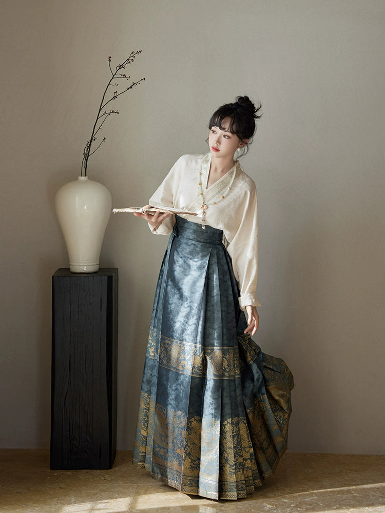 Lookbook Series Ming Dynasty 30+ Multi-Color Horse-Faced Skirt