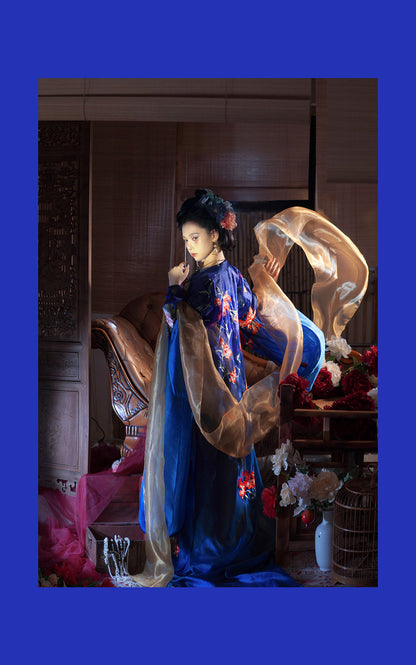 Oriental Aesthetics Series Garuda Dancing Hanfu Dress