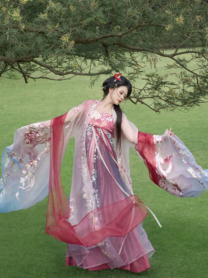 Ethereal Dreamscape Series Supreme Hanfu-Fox's Spring Awakening