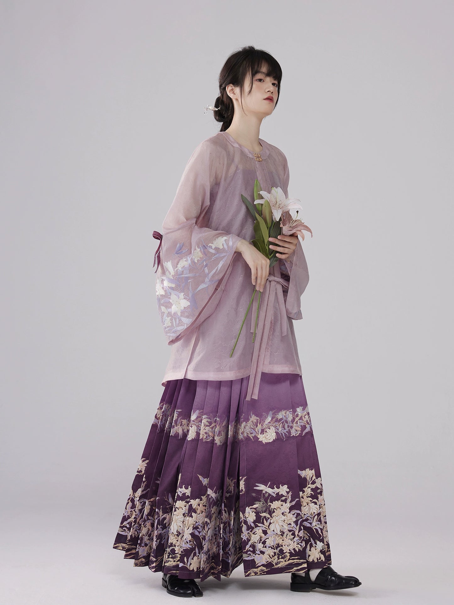 Lookbook Series Strings High-Grade Fabrics Ming Dynasty Gradient Hanfu