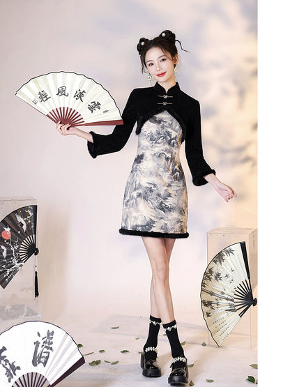 New Chinese Style Cheongsam Qipao Girlish Dressy Casual 15