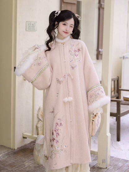 Mountain-View Qiao Series New Chinese Hanfu Orchid And Pearl