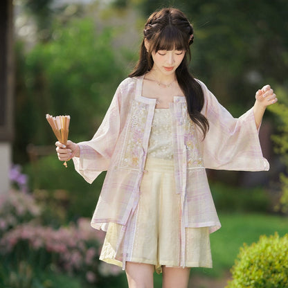 Teng Luo Yan : Wisteria Mist On Silk