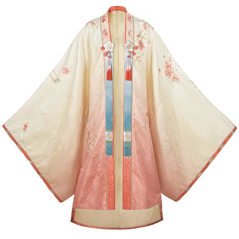 Moran Yingfei : Inkbloom Sakura-Large Sleeve Shirt