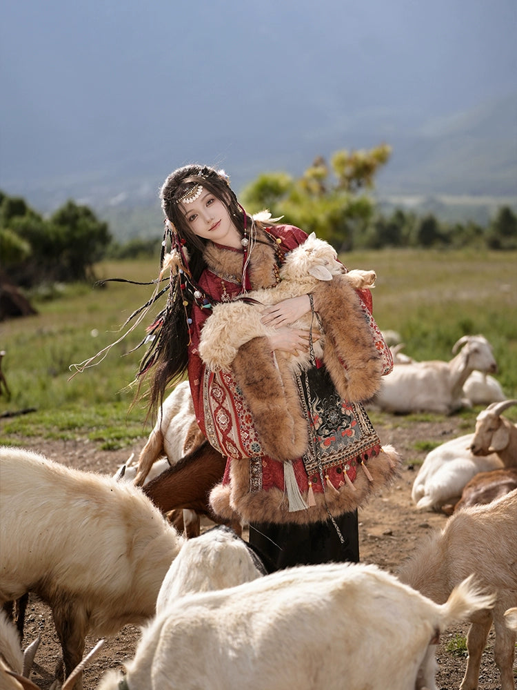 Folkloric Aesthetics Series Qiqige Hanfu