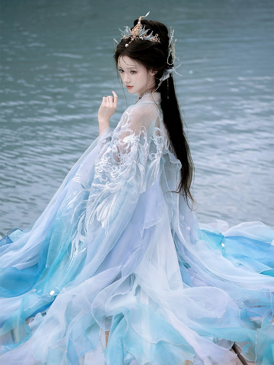 Mythology Series Hanfu Mermaid Gown Dress