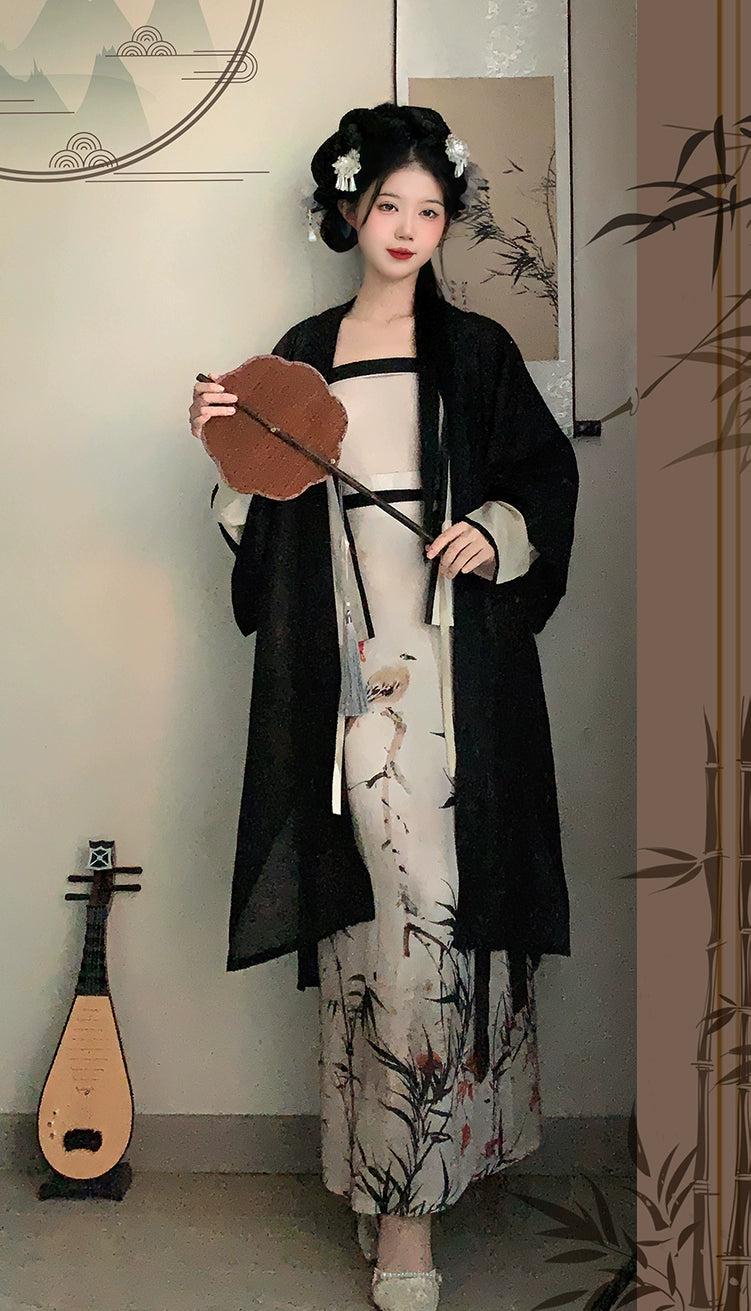 Lookbook Series Summer Autumn Hanfu Drawing Screen