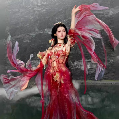 Oriental Aesthetics Series Koi Carp 2.0 Dancing Hanfu Dress