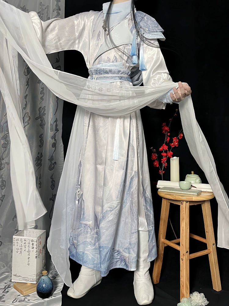 Lookbook Series Flower Poetry Unisex Boy Hanfu