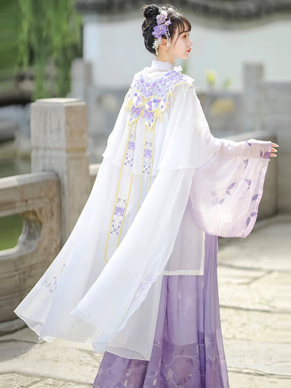 LOOKBOOK SERIES Ming Dynasty Waist-Length Mamian Skirt Suit