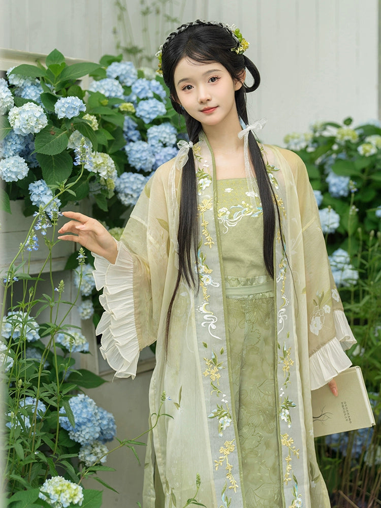 Lookbook Series Modern Hanfu 2025 Tea Dyeing