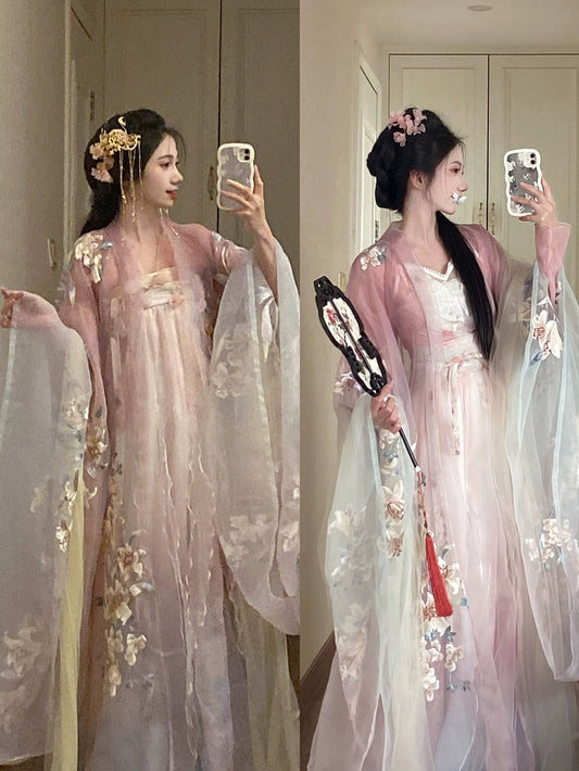 Oriental Aesthetics Series Water Jade Warmth Dancing Hanfu Dress