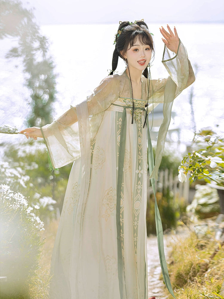 LOOKBOOK SERIES Tang Dynasty Long-Sleeved Shirt Hanfu