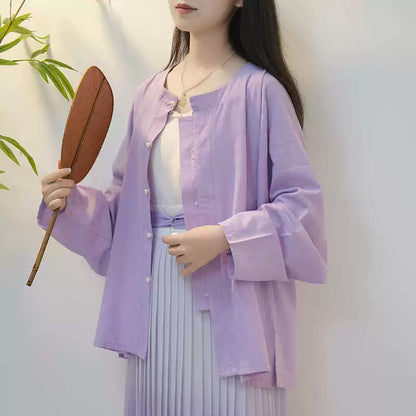 Lookbook Series Half Peach Summer Autumn Modern Hanfu